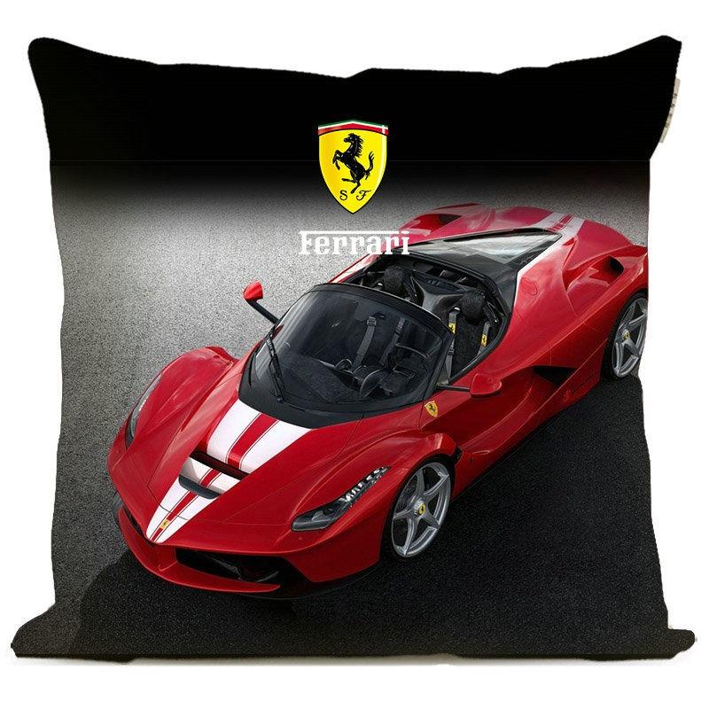 Fashion 3D Printed Pillow F1 Racing Fleet Car Fans Peripheral Pillows Sofa Cushion For Ferrari Roma 488 Portofino F8 Spider SF90