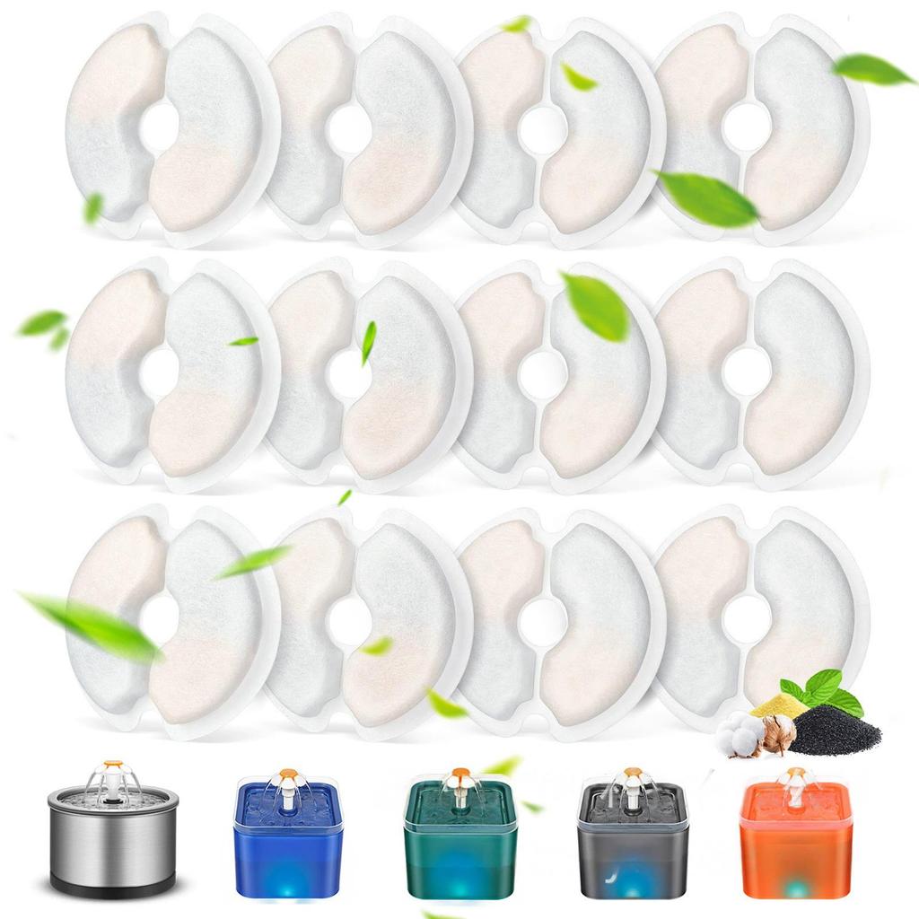 Popular Pet Water Fountain Filter for Cats - Round Notch Design