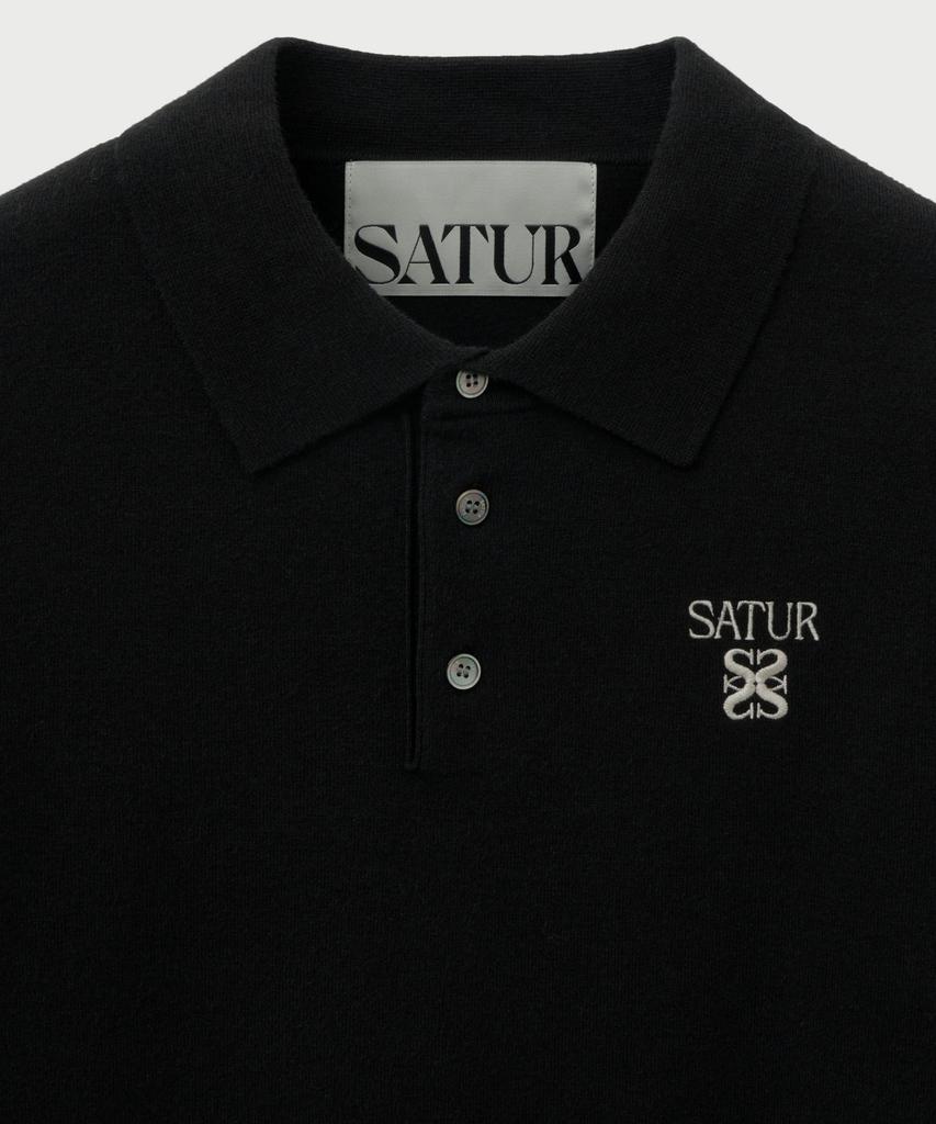 Seteo Basic Polo Knit Black