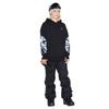 Volcom Thermal Sweatshirt COSTUS with Thumbhole Size XS Women's (H4152305 / P/O FLEECE) Sleeves, Snowboard, Black,