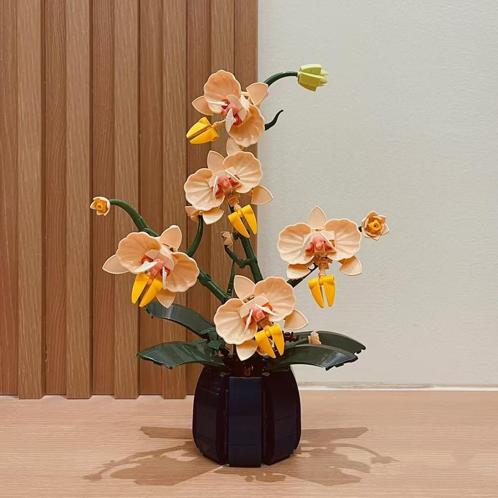 Pink Orchids, Perfect For Mother'S Day/Valentine'S Day Gifts, Suitable For Home Decor And Office Decoration