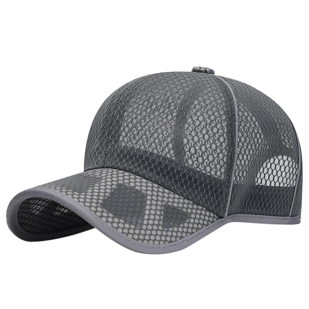 Uomo Donna Cappellino da Baseball Estivo Completamente in Rete Asciugatura Rapida Raffreddante Protezione Solare Escursionismo Golf Corsa Regolabile Snapback Cappello gorras