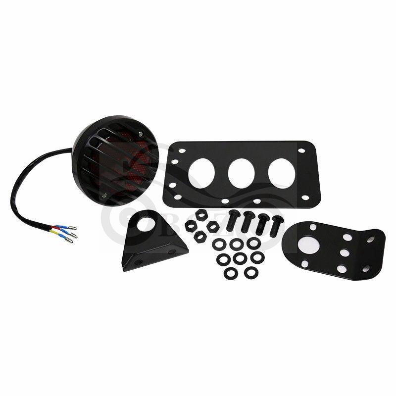 Harley Motorcycle Retro Tail Light Grille Brake Accessory Rear Brake Light