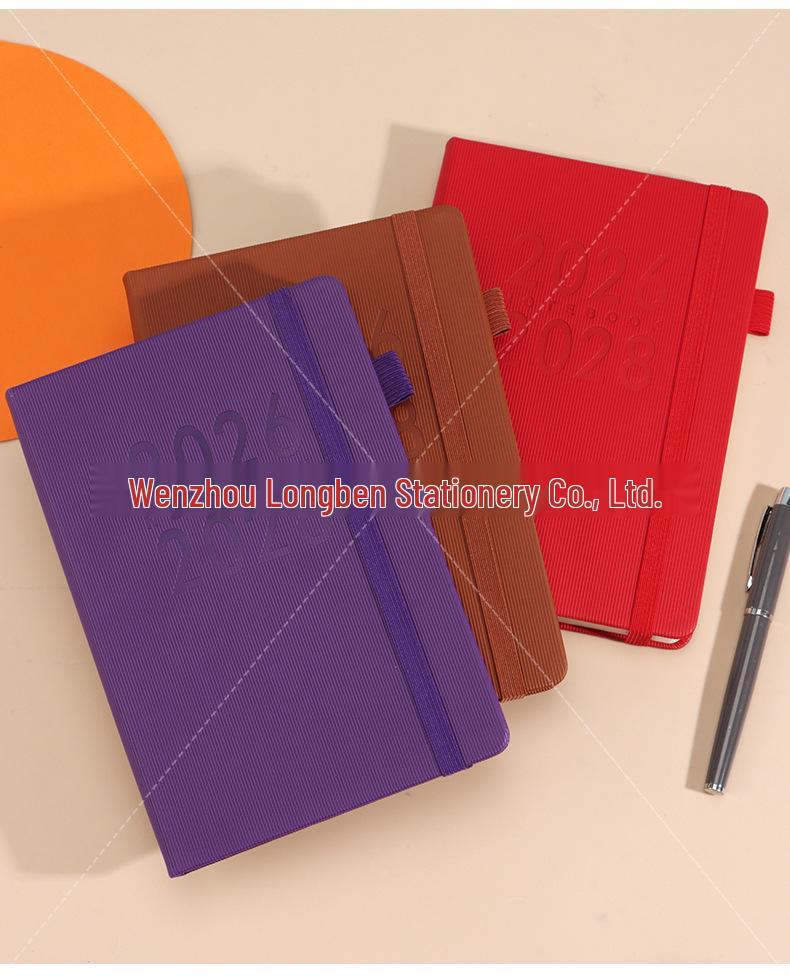 2026-2028 English Agenda Planner: Thickened Weekly & Monthly Calendar Book