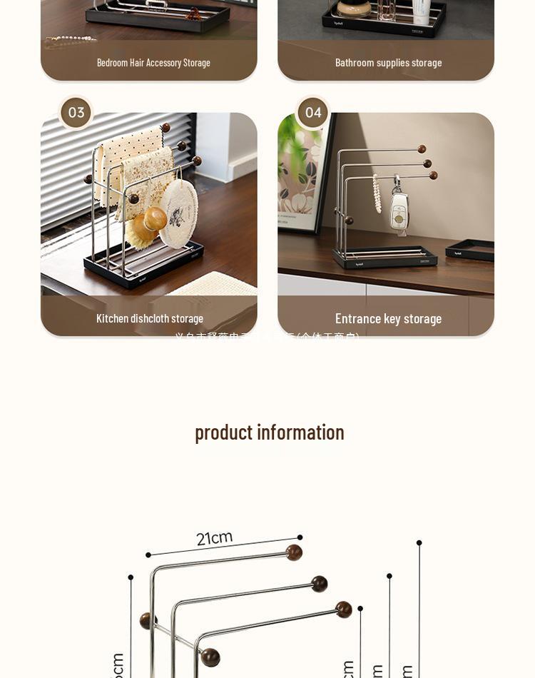 Porta asciugapiatti da bancone in acciaio inossidabile - Design sospeso a bordo stretto per cucina.