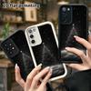 Phone Case: 2D Flat Samsung Galaxy A34 A35 M05 M06 S20 S22 S21 FE Plus 5G Layered Case, Black and White Christmas Tree, Christmas Halloween Gifts