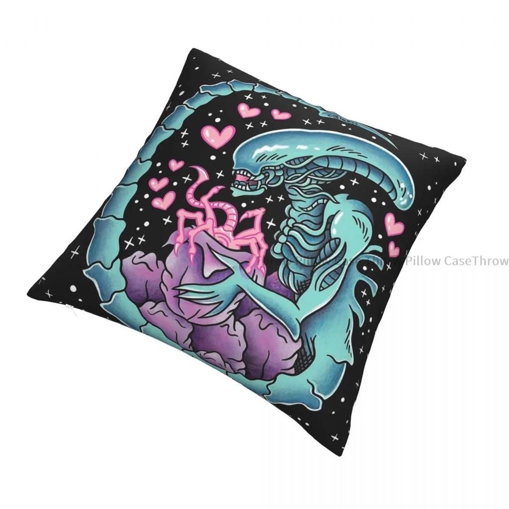 Alien Xenomorph Eggs Cojines Throw Pillow Case Cushion Covers Home Sofa Chair Decorative Backpack