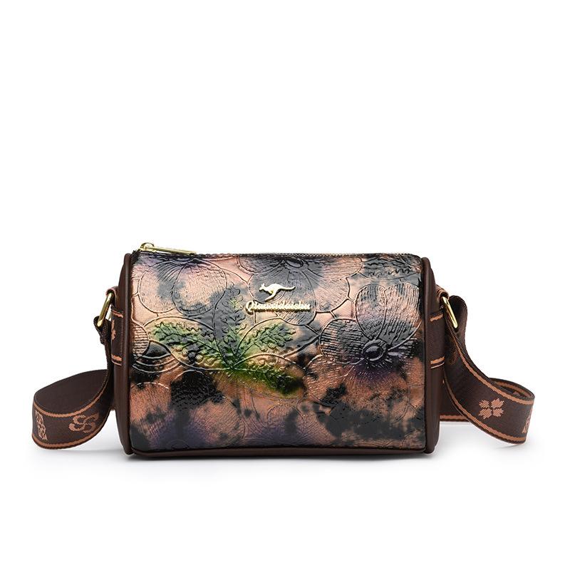 Chinese Style Tie-dye Bag Autumn Women's Versatile Multi Layer Mobile Phone Bag Large Capacity Single-shoulder Mother Bag Fashionable Crossbody Bag