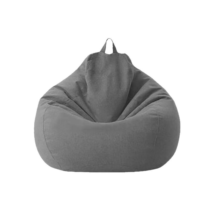 Zesílený bavlněný lněný potah na sedací vak pohovku - Omyvatelný, Jednoduchý design