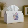 1pc Fantasy Ethereal Artistic Tissue Box - Butterfly Iridescent - Holiday Parties & Home Decor, 17.02 X 25.91 Cm, Party Decorations, Suitable for Dail