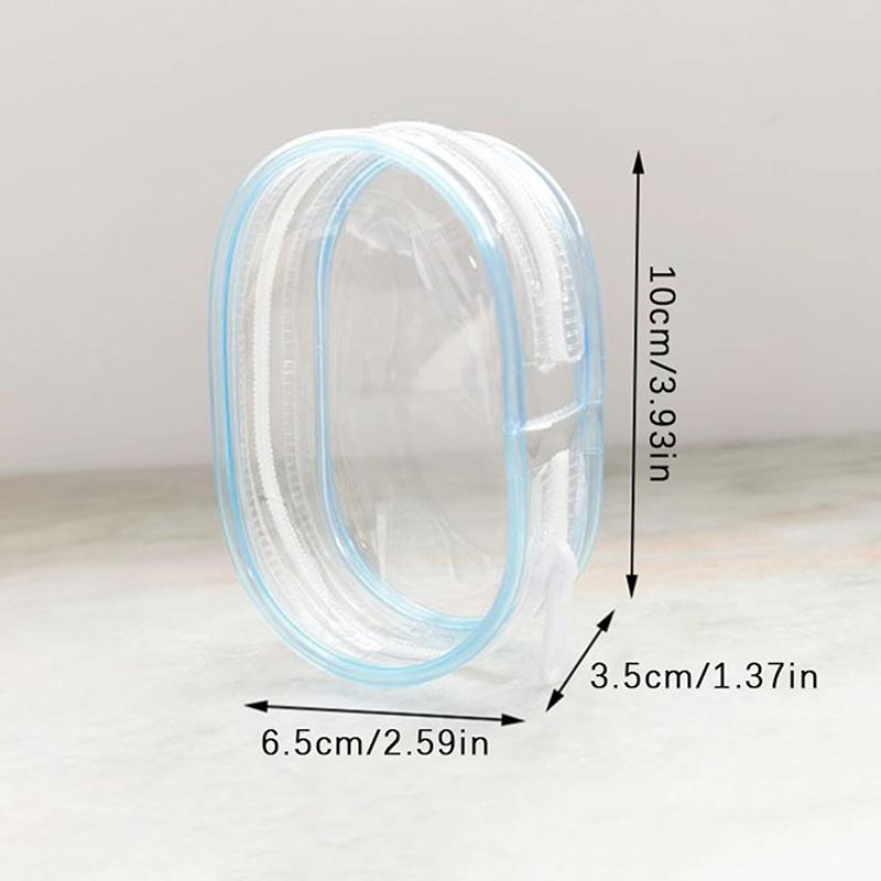 Peluş Bebek Çantası Pvc Şeffaf Pamuk Bebek Şeffaf Ekran Kılıfı Temizle Saklama Kutusu Anime Karikatür Bebekler Için