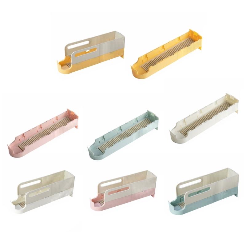 Innovative Drink Bottle Rack Beverages Dispenser For Refrigerator And Countertop Featuring Smooth Slide Out Mechanism