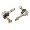 2Pcs M10 Tie Rod End Kit Ball Joint Steel Alloy High Torsion Proof Anti Dust Rubber for 50cc 110cc 150cc 200cc 250cc