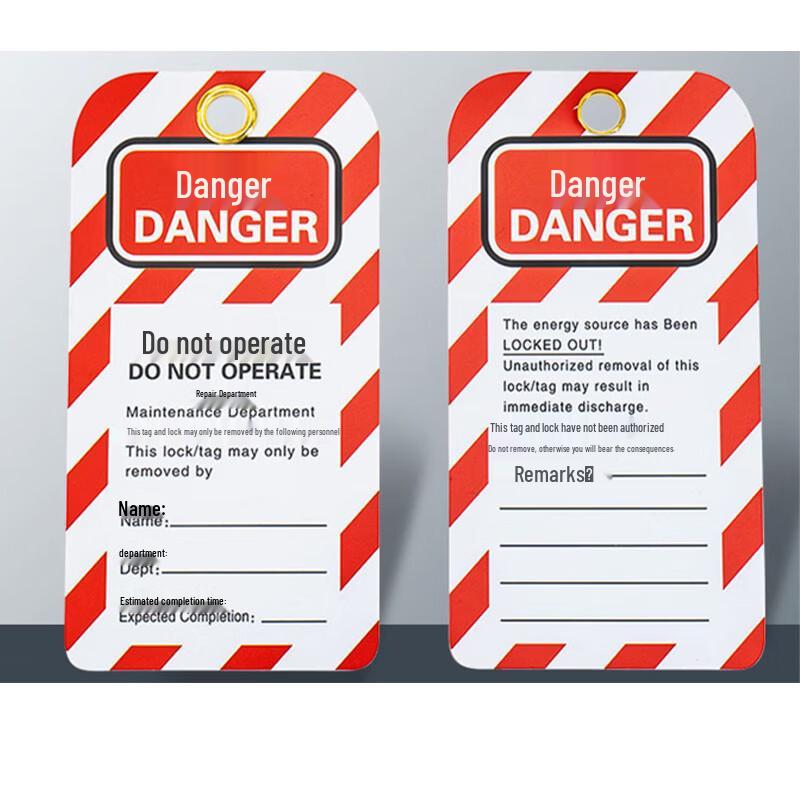 VZVP Safety Lockout Tag