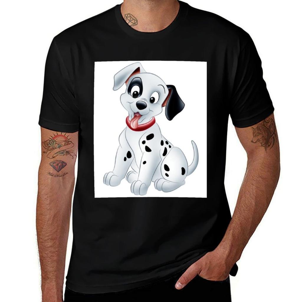 Dalmatian Puppy Affectionate Friend Of Children And Adults Tshirt Soft Antishrink Cotton Tee