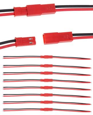 Audiophile JST-RCY 2-pinový konektorový kabel, 10 cm (10 mužů a 10 žen)