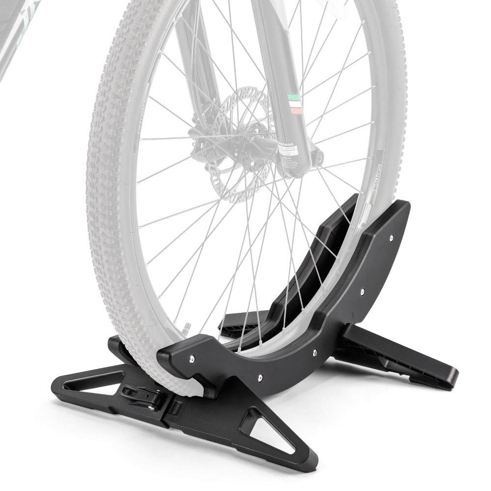 Adjustable Bike Floor Stand Garage Storage Bike Floor Rack  For 30-80mm Wide Tires