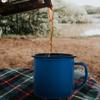 4 Pcs Retro Drinking Cup Coffe Cups Office Enamel Vintage Style Mug Metal Tea Travel