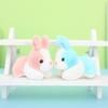 Colorful Bunny Plush Keychain Adorable Stuffed Animal Rabbit Doll For Fashion Bags Accessories And