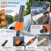 Gardening Hose Quick Connector Leak Free Rubber Plastic Pipe Adapter for Farm Irrigation Car Washing Yard Use