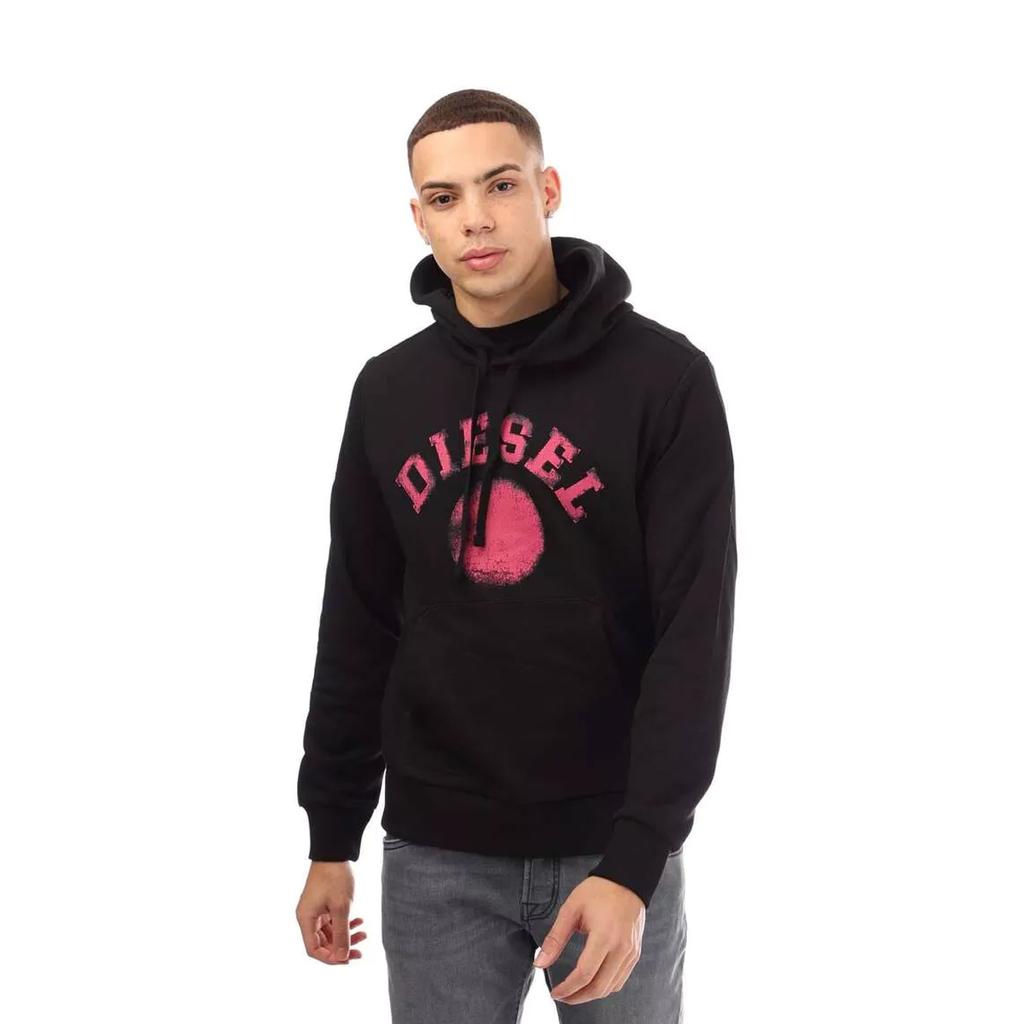 Diesel Mens Distorted Hoodie