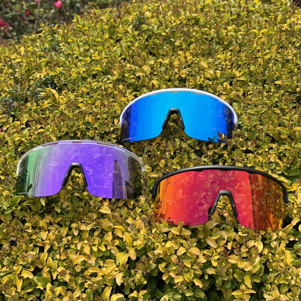 Neon Radbrille Outdoor-Sportarten Fahrrad Sonnenbrille UV400 Herren MTB Radbrille Damen Rennrad Sonnenbrille