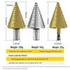 5-35mm High-Speed Steel Step Drill Bit for Woodworking & Aluminum