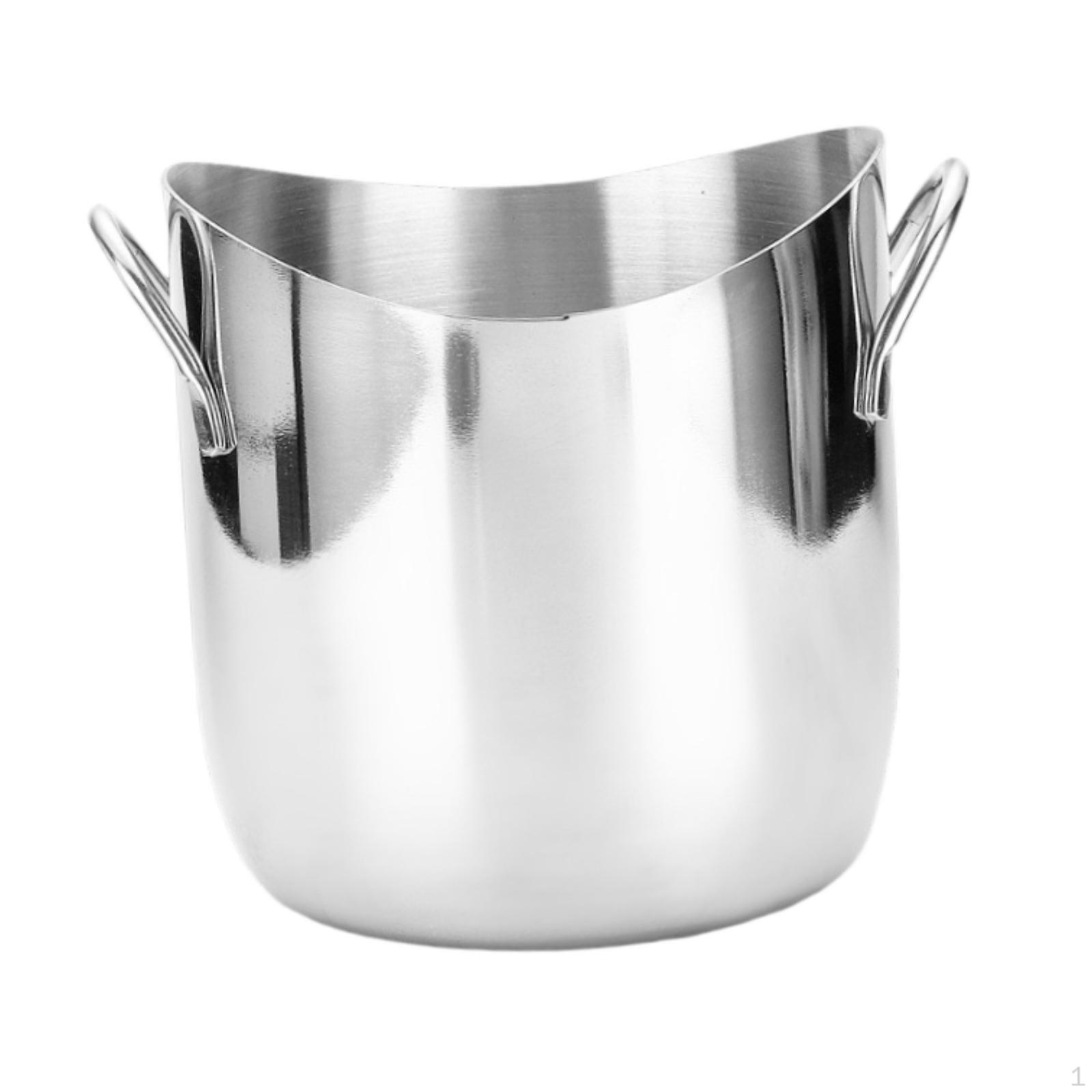 Stainless Steel Ice Bucket for Parties,Beverage Tub 1.4L Beverage Wine Chiller