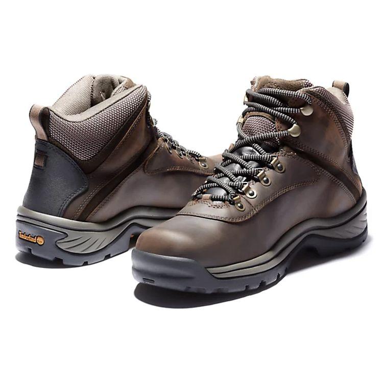 Timberland White Ledge Short Outdoor Waterproof Work Boots Men Boots Brown 12135214