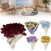 Flower Bouquet Blanket Material Package Crocheted Blanket Soft Knitted Throw Blanket Birthday Mothers Day Gifts