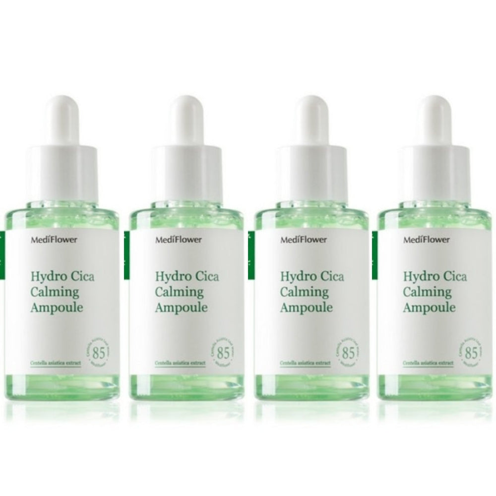 Medi Flower Hydro Cica Calming Ampoule 50ml*1Pc/2Pcs/3Pcs/4Pcs