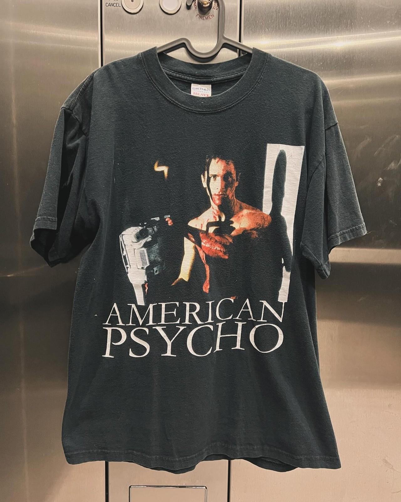 American Psycho 2000 Vintage Horror Movie Graphic T Shirt Black S-5XL XXL