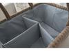Handheld Velvet Baby Supply & Toy Organizer Basket