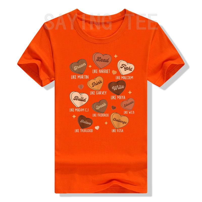 Black History Month Dream Like Martin African Leader T-Shirt Afro American Graphic Outfits Black Proud Saying Tee Novelty Gifts