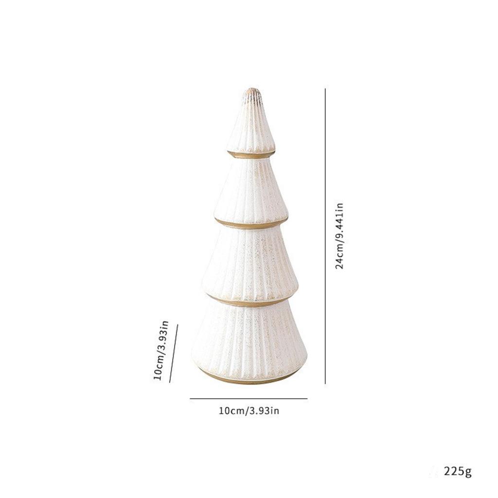 Weihnachtsbaum Holzschmuck, Weihnachts-Tischdekorationen für Innen, Goldene Weihnachtsbaumdekorationen