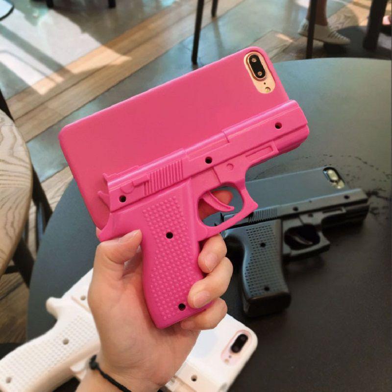 Neue spezielle einzigartige coole 3D-Pistolenform-Pistolenhülle für iPhone 7 Plus mit hochwertigen Materialien
