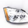 Chery A5 Front Headlight Assembly with Manual/Electric Adjustment - White/Yellow Edge