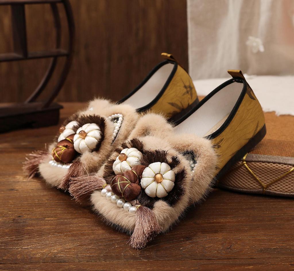 National Handmade Tiger Head DIY Shoes - Whole Vamp