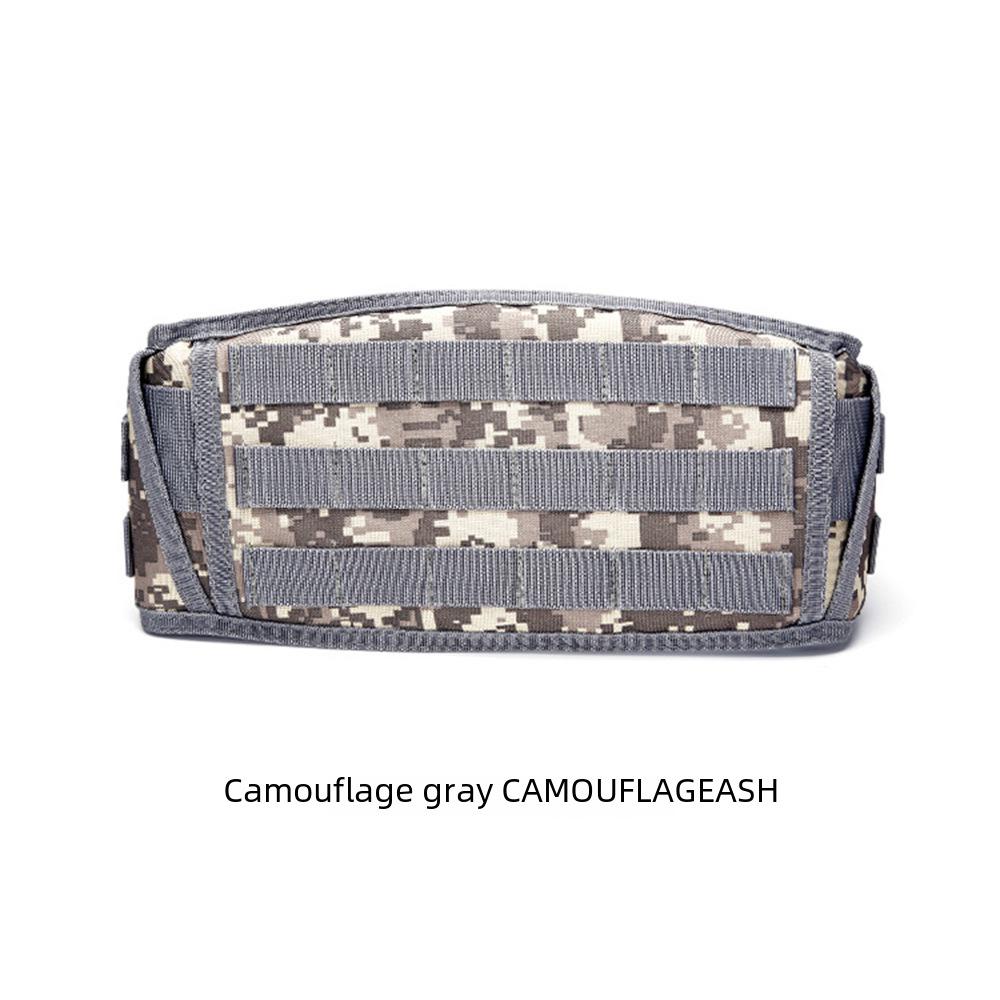Camouflage Molle Tactical Outdoor Waist Belt - Multi-Purpose Military-Style Gear Belt for Field Use