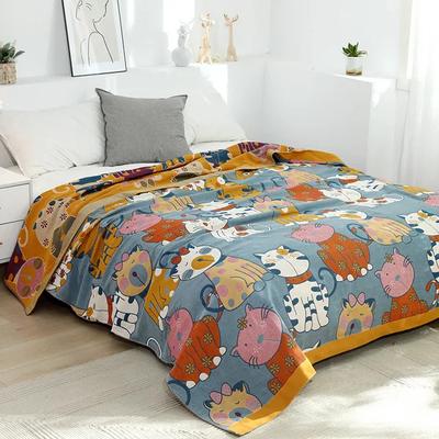 Nueva manta japonesa para camas, gasa de algodón, decoración bohemia, sofá, toalla, colcha de verano, manta kawaii, colcha de ocio, sábanas
