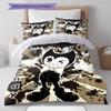 Bendy Pattern Bedding Quilt Set Quilt Cover Pillowcase Home Decoration Gift (1 * duvet cover + 2 * pillowcase, without core)
