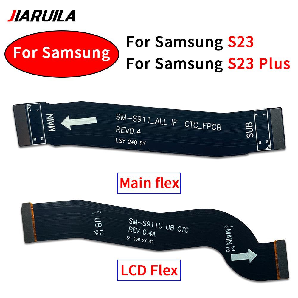 Motherboard Connector for Samsung S11 Plus Ultra, LCD Display, Flex Cable, Signal Flex, Replacement, S911, S916, S918, S11 Ultra