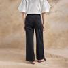 Women's Color-Block Wide-Leg Straight Pants