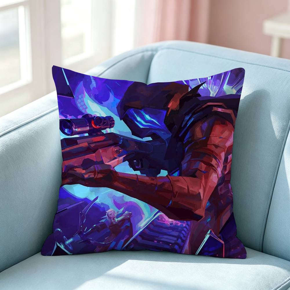 Hot Shooting Character Clove Omen Pillow Case Square DoubleSided Sofa Cushion Cover Bedroom Bedside Pillow