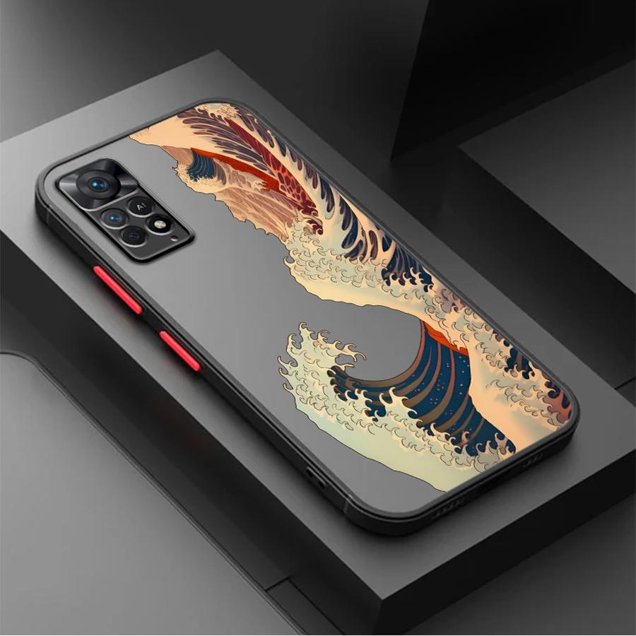Hülle für Xiaomi Redmi Note 15 Pro 14C 14 A4 12 9S 13C 13 11 10 Funda Rückseite Handyhülle Kreative Landschaftsansicht