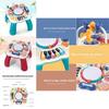 Multi Functional Baby Learning Table With Music Toys For Ages 1 To 3 Years