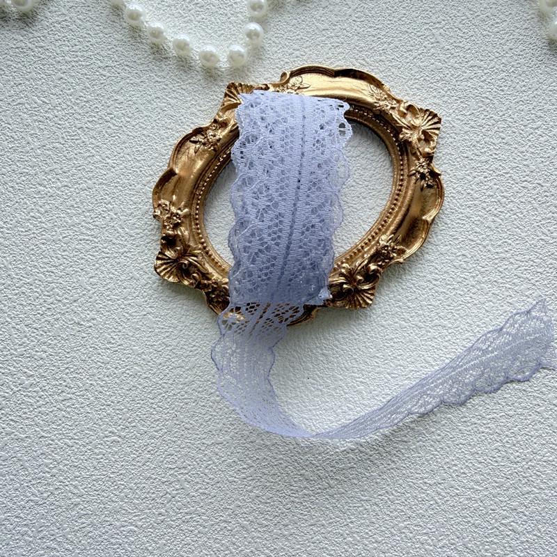 3cm Colorful Lace Trim for DIY Hair Accessories & Bow Knot Decoration - Graduation Brooch & Ribbon Craft J53.