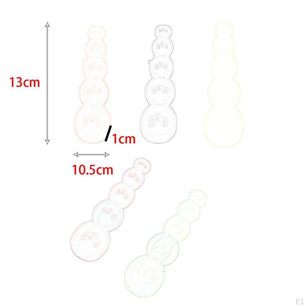 50x Stacked Fishing Beads Set Lures Tackle Tool Compact Lure Making Supplies Freshwater