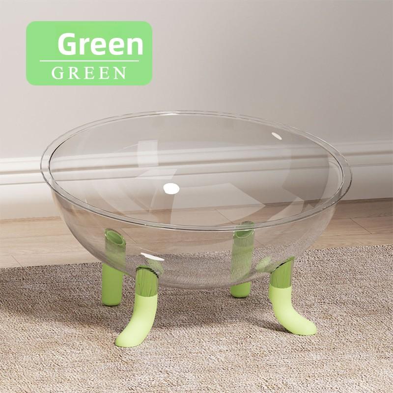 Raumkapsel Großes Katzenbett Sommer Ganzjahres Hochtransparenter Drehteller Katzenspielzeug Haustierbedarf