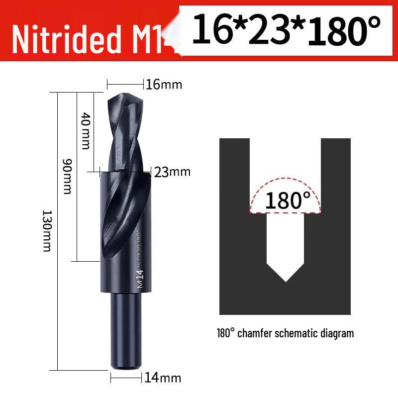 

Nitrided M14 Straight Shank Countersink Drill Bit